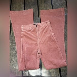 Forever 21 corduroy bell bottoms | XS | light pink